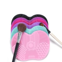 Multifunction Silicone Brush Cleaner Makeup Eyebrow Brushes Cleaning Pad Scrubber Board Clean Tool with Suction Cup